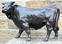 Bronze Cow Sculpture