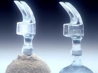 Shell cast glass Hammerheads