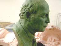 Wax Moulding of Professor